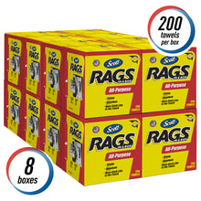 Load image into Gallery viewer, SCOTT RAGS ALL-PURPOSE PACK OF 8 boxes