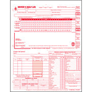 J.J. Keller 612MP Duplicate 5-In-1 Large Loose-Leaf Driver's Log - Carbonless