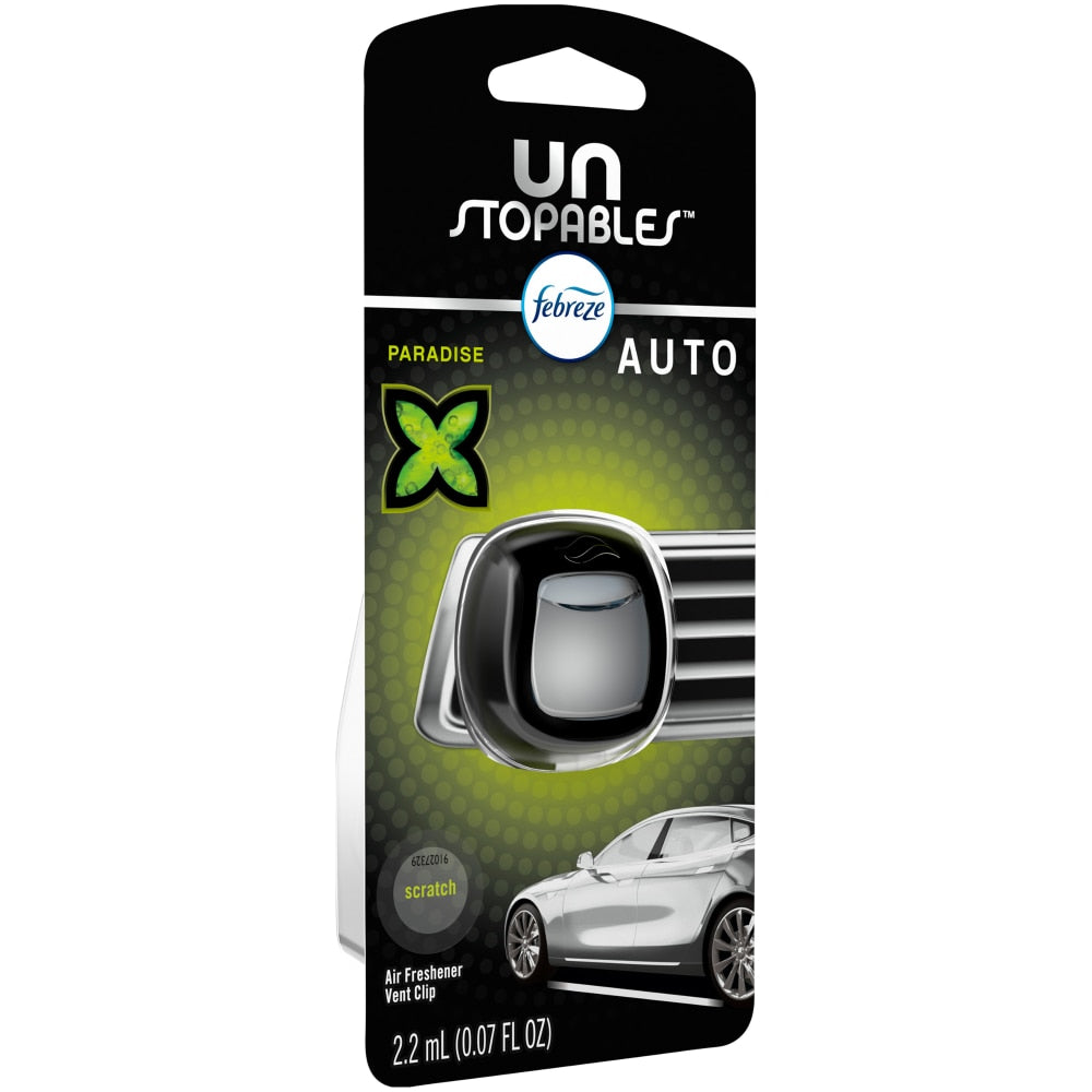 Febreze Car Vent Clip Air Freshener - Unstoppables Paradise - 63892