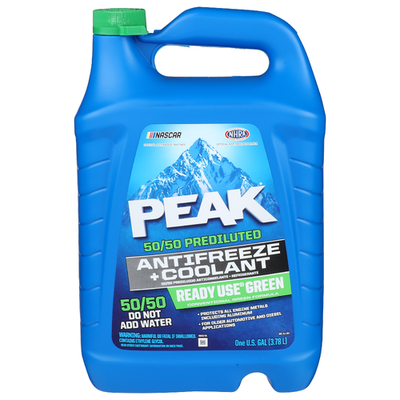 PEAK Antifreeze + Coolant Green 50/50 Prediluted (6 x 1 Gal) - 00225