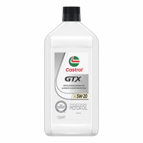 Castrol GTX 5W-20 Conventional Motor Oil - Case of 6 x 1 Qt (15B743)
