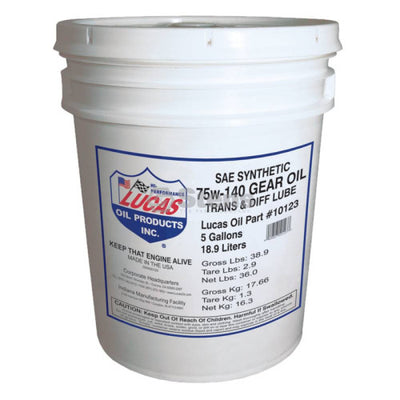 75W-140 Synthetic Gear Oil - 5 Gal Pail
