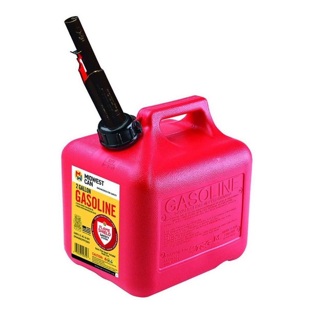 Midwest Can FlameShield 2+ Gallon Plastic Gas Can (Pack of 6) - 2310