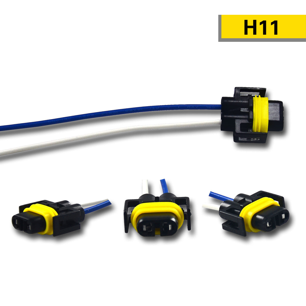 H11 Headlight Bulb Socket Connector - OE Type