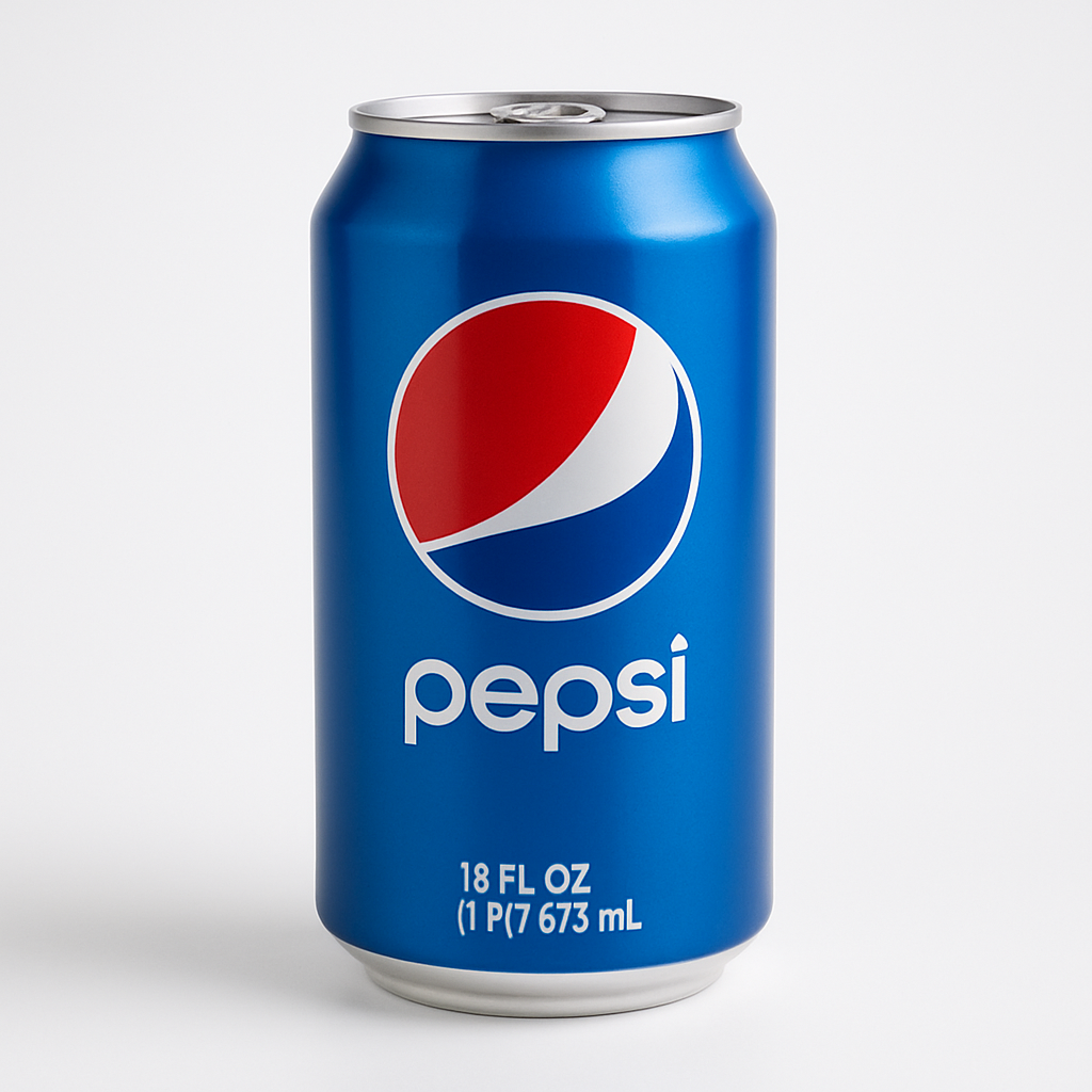 Pepsi Cola Soda, 16 fl oz Cans - Case of 12