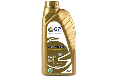 GP Petrogen 0W-20 Full Synthetic Motor Oil - Case of 12 x 1 Qt