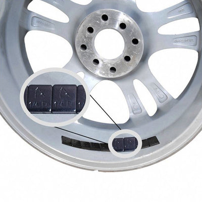 Coyote Stick-On Wheel Weights 1/4 oz Black - Box of 624 - 10005B