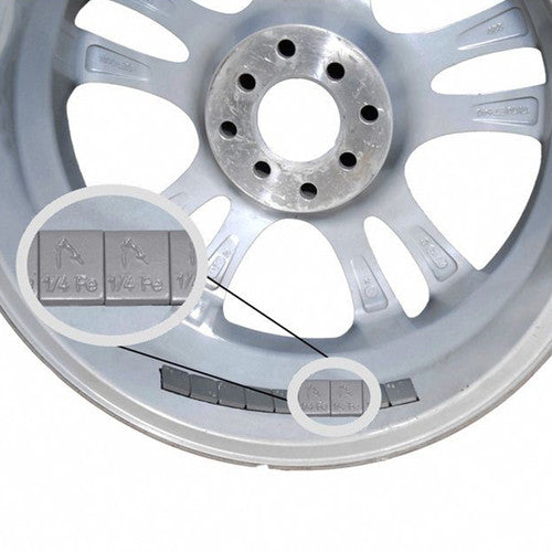 Coyote Stick-On Wheel Weights 1/4 oz - Box of 624 - 10005F