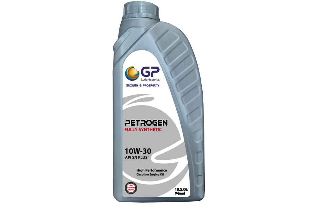 GP Petrogen Full Synthetic 10W-30 Motor Oil 1 Qt - Case of 12 (Silver Series)