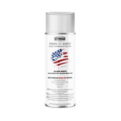 Seymour Fresh-N-Quick Multi-Purpose Spray Paint - Gloss White 10 oz - 11-2