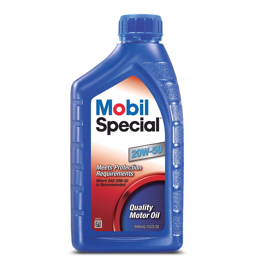Mobil Special 20W-50 Motor Oil - Case of 6 x 1 Qt (123037)