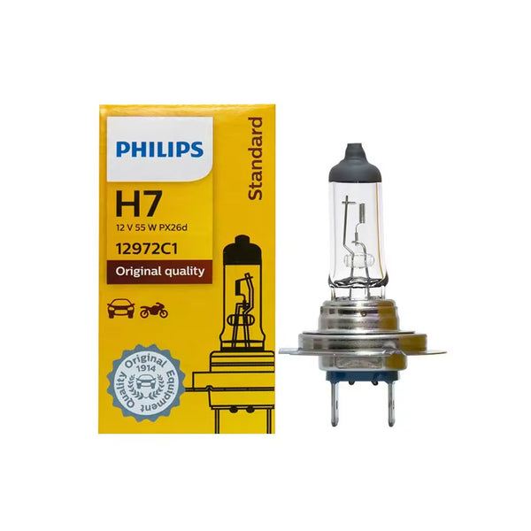 Philips 12972B1 H7 Standard Halogen Headlight Bulb 12V 55W