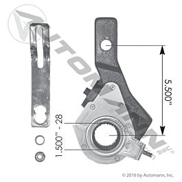 Automann 135.2835 Haldex Type Slack Adjuster 5.5in