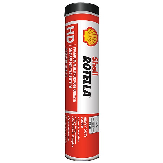 Shell Rotella HD Heavy Duty Red Grease 14.1 oz Cartridge - Case of 10