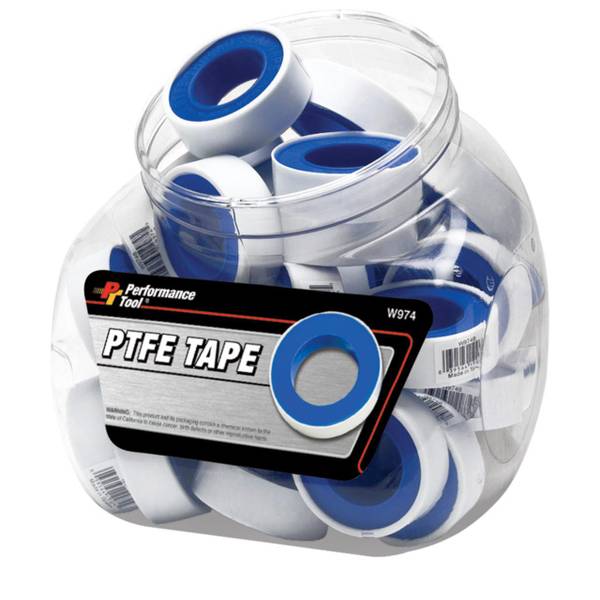 Performance Tool PTFE Thread Sealing Tape - 1/2 in x 33 ft W3303