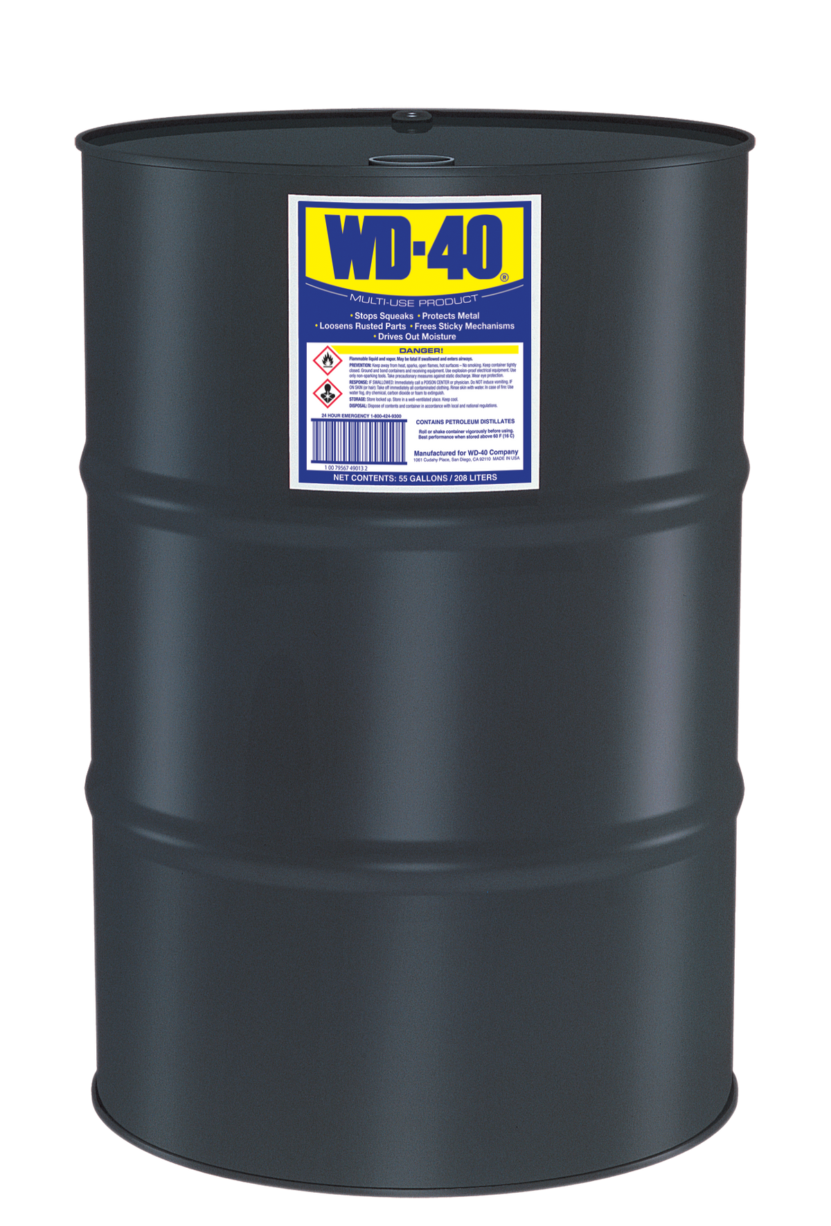 WD-40 Multi-Use Product - 55 Gallon Drum (49013)