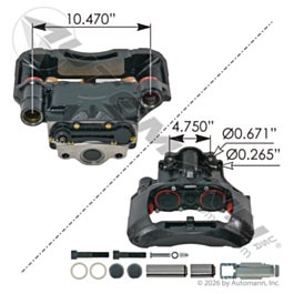 Automann 158.K097844 Air Disc Caliper Rationalized ADB22X