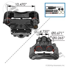 Automann 158.K097845 Air Disc Caliper Rationalized ADB22X