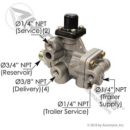 Automann 170.065437 SR5 Type Spring Brake Valve
