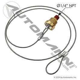 Automann 170.12104 Drain Valve w/48in Cable