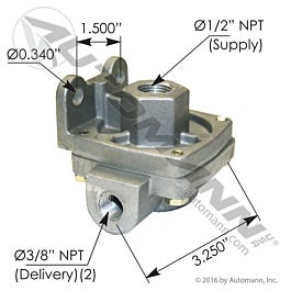 Automann 170.229860 Quick Release Valve QR1 Type 1/2 in.