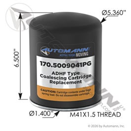 Automann 170.5009041PG ADHF Type Coalescing Cartridge