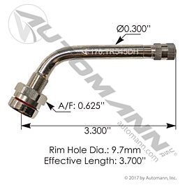Automann 170.TR545DH Valve Stem 3.700in Angled