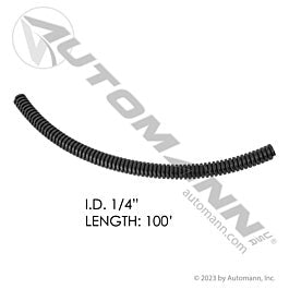 Automann 177.1014 Poly Split Loom 1/4in ID - 100FT Roll