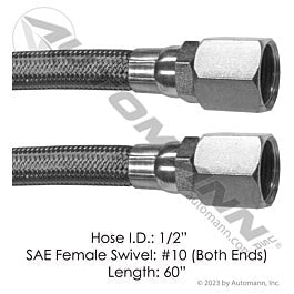 Automann 177.10160 Discharge Hose 2 Fem SAE Swivel 60in