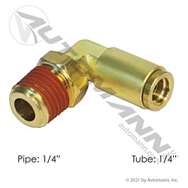 Automann 177.13B694B Brass PLC Male SWL Elbow 1/4 X 1/4 in.