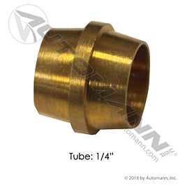 Automann 177.14604 Brass Compression Sleeve 1/4 in.