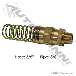 Automann 177.16936C Hose Coupling w/Spring 3/8 x 3/8 in. NPT