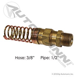 Automann 177.16936D Hose Coupling w/Spring 3/8 x 1/2 in. NPT