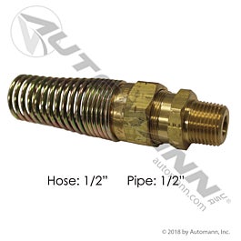 Automann 177.16938D Hose Coupling w/Spring 1/2IN x 1/2NPT