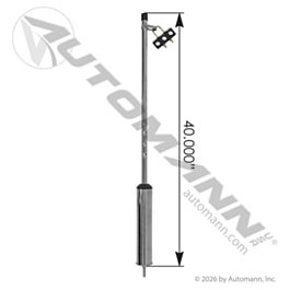 Automann 177.3001 Pogo Stick Stainless Steel Finish 40 in.