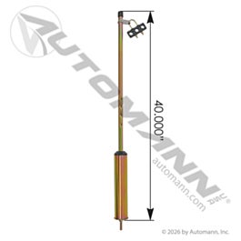 Automann 177.3002 Pogo Stick Zinc Dichromate Finished 40in