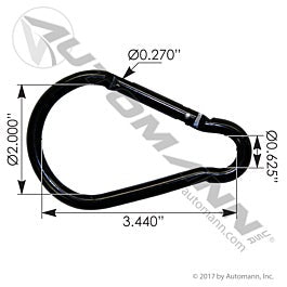 Automann 177.6017 Caribiner Clip for Tender Kit