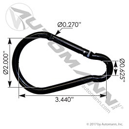 Automann 177.6017 Caribiner Clip for Tender Kit