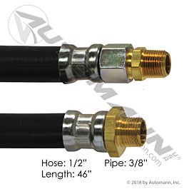 Automann 177.7846 Air Hose Assy 1/2IDx3/8NPTx46IN