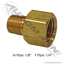 Automann Adapter 1/8NPT Male x 1/4NPT Female - 177.9120BA