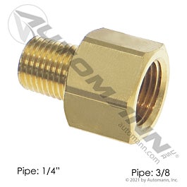 Automann 177.9120CB Adapter 1/4NPT Male x 3/8NPT Female