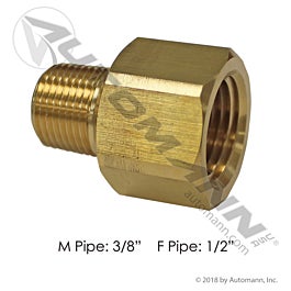 Automann 177.9120DC Adapter 3/8NPT Male x 1/2NPT Female