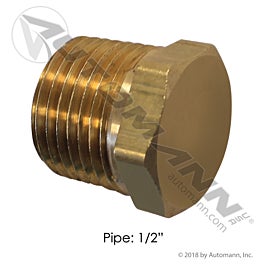 Automann 177.9121D Hex Plug 1/2NPT