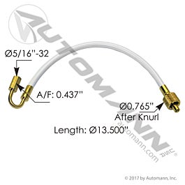 Automann 177.T63001 Flex Hose Outside Tire 13.5in PSI