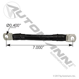 Automann 178.2009BK Cable Batt Stackable 2/0 7in Black
