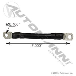 Automann 178.2009BK Cable Batt Stackable 2/0 7in Black