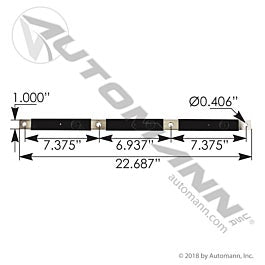 Automann 178.2024BK Battery Bar Negative Black