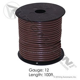 Automann 178.2112BN Wire Primary 12 GA 100FT Brown