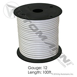 Automann 178.2112WT Wire Primary 12 GA 100FT White