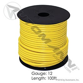 Automann 178.2112YW Wire Primary 12 GA 100FT Yellow